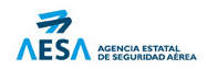 Logo AESA Agencia estatal de seguridad Aérea - Airlanded formación para profesionales de la aviación