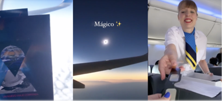 eclipse total desde un avión | AirLanded