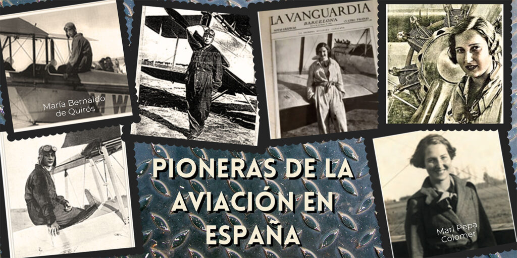 pioneras de la aviación en españa | Escuela azafatas de vuelo y personal aeropuerto