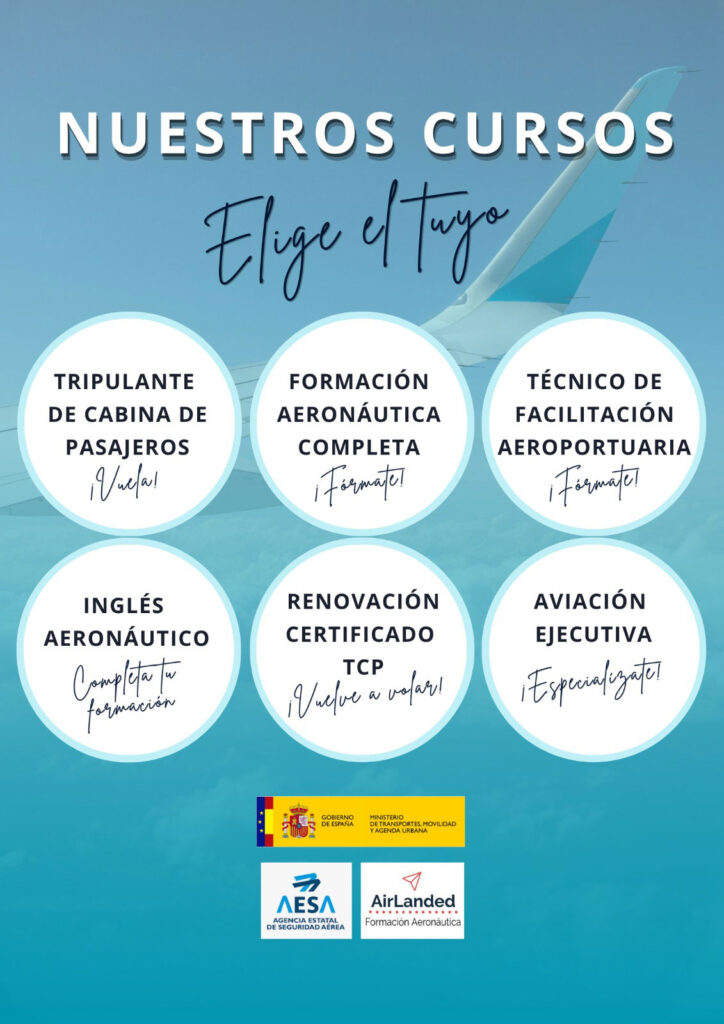 Cursos de azafata de vuelo y personal de aeropuerto | AirLanded - Escuela de azafatas de vuelo y personal de aeropuerto.
